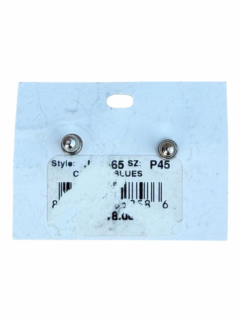 Brighton Cabana Blue/White Mosaic Mini Post Stud Earrings NWT Square/Diamond - Picture 6 of 6